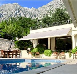 10 bedroom waterfront villa with pool near Dobrota, Kotor Bay, sleeps 22